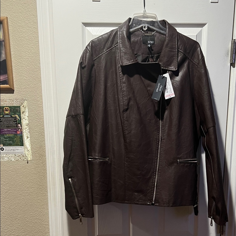 a.n.a Dark Brown Lightweight Jacket